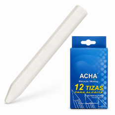 TIZA CERA BLANCA HEXAGONAL "ACHA" UNIDAD