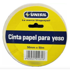 CINTA PAPEL PARA YESO UNISIL 50MM X 50M