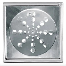 REJILLA CUADRADA INOX 10 CM ABRE/CIERRA C/MARCO