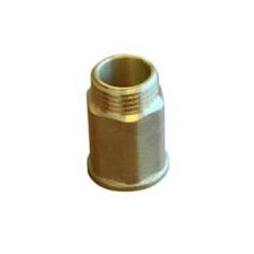 PROLONGACION BRONCE CROMADA 1/2" 2 CM