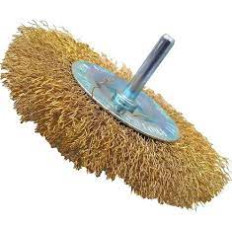 CEPILLO DE ALAMBRE PLANO P/ TALADRO 4" MAS +