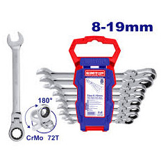 LLAVE COMBINADA C/MOVIL 8 PZS EMPTOP