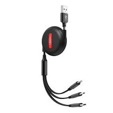 CABLE RETRACTIL 3 EN 1