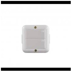 LINEA SICA CAJA EXTERIOR 2 MODULOS 2 UNIPOLAR BLANCO