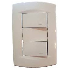 LINEA SICA PLAQUETA + 2 UNIPOLAR BLANCO