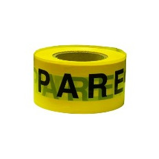 CINTA AMARILLA "PARE"  2CM X 100M