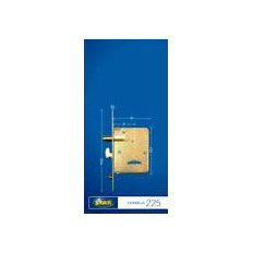 CERROJO 225 GANCHO FTE HIERRO ZINC MSA CL99-5 H