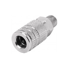 ACOPLE RAPIDO MACHO ACERO CROMADO 1/4" PRETUL