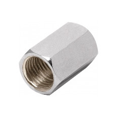 ACOPLE HEMBRA DE ACERO CROMADO 1/4" PRETUL