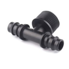 TEE MALE CONECTOR  16*1/2 RIEGO