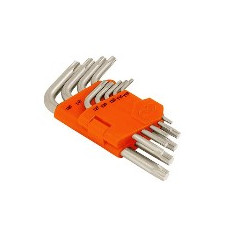JUEGO LLAVES TORX 9 PZS TRUPER