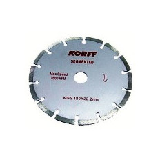 DISCO DIAMANTADO SEGMENTADO-CORTE SECO 180MM