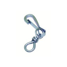 MOSQUETON C/DESTORCEDOR GALV N°  90