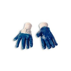GUANTE NITRILO AZUL PUÑO ELASTIZADO T10