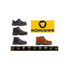 ZAPATO DE CUERO MARRON Nº 40 "WORKSAFE"