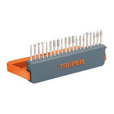 KIT PUNTA DIAMANTADA P/MOTO TOOL 20 PCS TRUPER