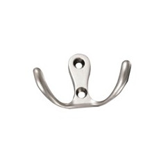GANCHO PERCHA DOBLE HORIZONTAL CROMADO