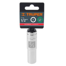 DADO LARGO 1/2" 6 PUNTAS 1/2" TRUPER