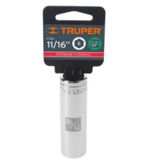 DADO LARGO 1/2" 6 PUNTAS 11/16" TRUPER