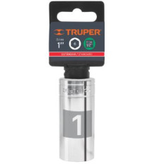 DADO LARGO 1/2" 6 PUNTAS 1" TRUPER