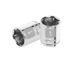 DADO STANDARD 1/2" 6 PUNTAS 1" TRUPER