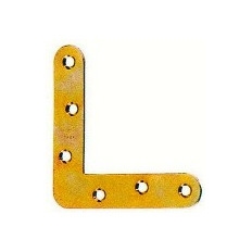 ESCUADRA REFORZADA PLANA 120 X 120 MM