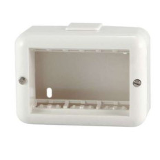 LINEA REGGIO CAJA EXTERIOR 3 MODULOS BLANCO