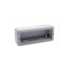 LINEA REGGIO CAJA EXTERIOR 6 MODULOS BLANCO