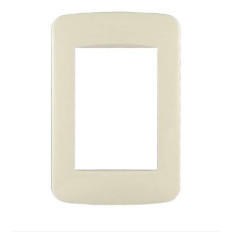 LINEA REGGIO PLAQUETA 3 MODULOS BLANCA