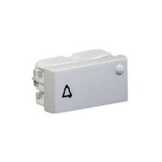 LINEA REGGIO MODULO PULSADOR TIMBRE BLANCO