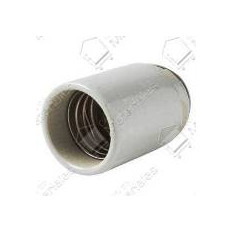 PORTALAMPARA COLGAR PORCELANA  CAP ALUM