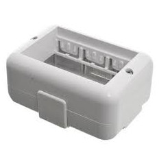 LINEA SICA CAJA EXTERIOR 3 MODULOS BLANCA