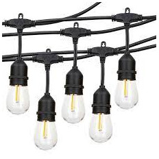 GUIRNALDA LED EXTERIOR 12XE27 12 W 2700K IP65