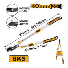 TIJERA DE PODA CORTA CERCO EXTENSIBLE 890 MM INGCO