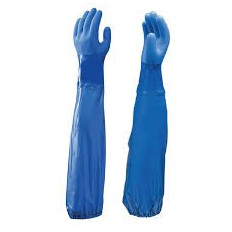 GUANTE PVC LARGO SANITARIO