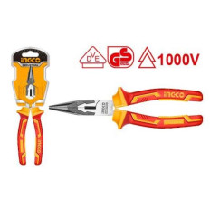 ALICATE AISLADO 6" PUNTA FINA INGCO