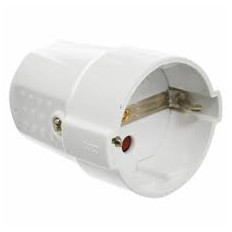 FICHA HEMBRA SCHUKO BLANCO CONTACTUM