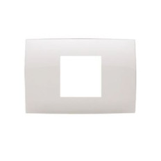 LINEA PRESTA PLAQUETA 1 MODULO DOBLE BLANCO