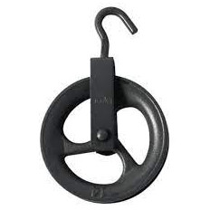 ROLDANA METAL 20 CM C/GANCHO 300 KG FAMASTIL