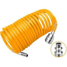 MANGUERA ESPIRAL 15 MTS CON ACOPLES Ø6 Y 8 INGCO