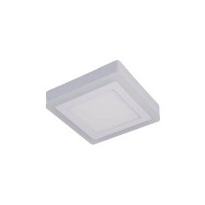 PANEL LED SOBREPONER CUADRADO  6W CALIDO 110 X 110 MM