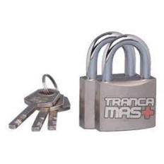 CANDADO REFORZADO 63 MM TRANCA MAS+