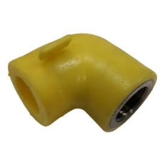 CODO 90º TERMOFUSION C/INSERTO HEMBRA 20X1/2 P/GAS