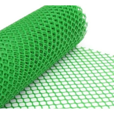 MALLA PLASTICA VERDE N° 5 ROMBO CHICO METRO LINEAL
