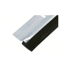 ZOCALO ALUMINIO Y GOMA 090 MTS