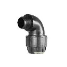 CODO 90° POLIET C/ROSCA M 32X1 PN16