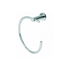 TOALLERO METALICO TIPO ARGOLLA SATINADO