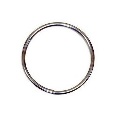 ARGOLLA P/CAÑO 1/2" HIERRO NIQUELADO