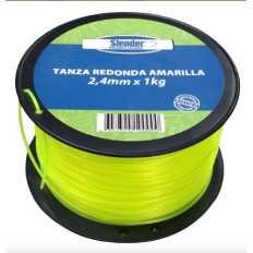 TANZA P/BORDEADORA REDONDA 2.5 MM METRO (170mts)