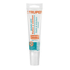 SILICONA ACIDA TRANSPARENTE 85 GR BAÑOS Y COCINAS TRUPER